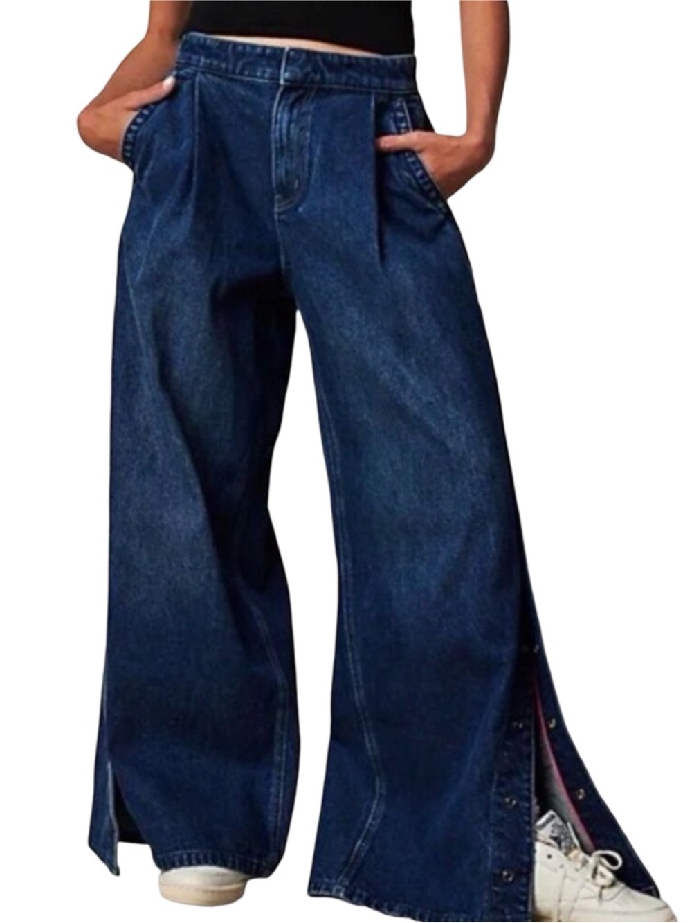 We the Free x Free People Time Warp Wide Leg Jeans - Size 26